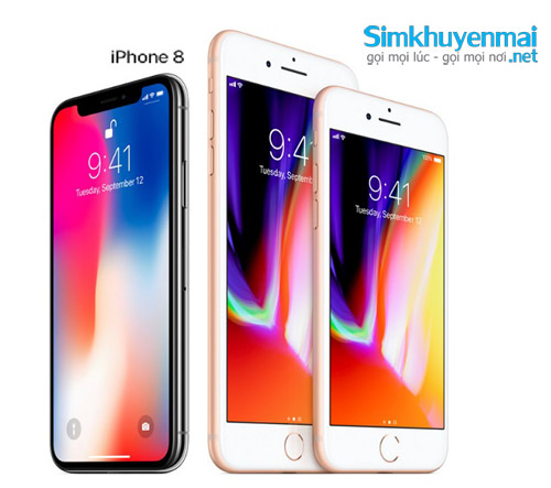 Điện thoại Iphone X, iPhone 8 plus, iPhone 7 plus