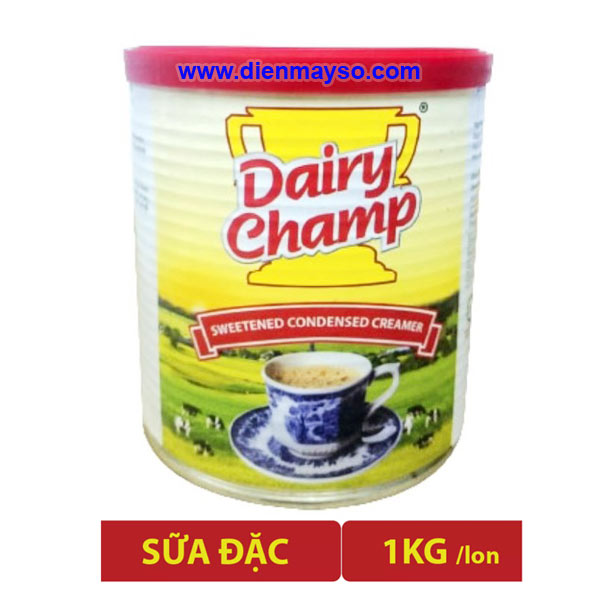 Sữa đặc có đường Dairy Champ 1kg, PHAN PHOI Cream Dairy Champ 1000g