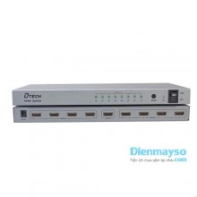 Bộ Chia HDMI 1 ra 8 Dtech DT-7148 Hỗ trợ 4K