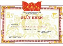 In bằng khen, in bằng chứng nhận, giấy khen thưởng