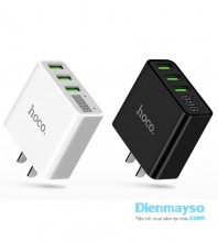 CỐC SẠC 3 CỔNG USB HOCO C15