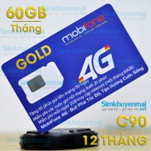Sim 4G Mobifone 60GB