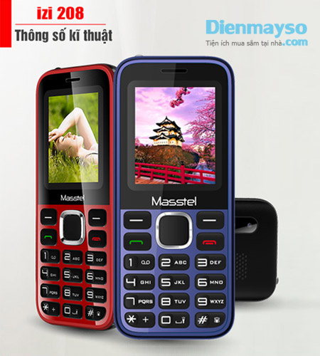 Masstel 208, Điện thoại Masstel IZi 208