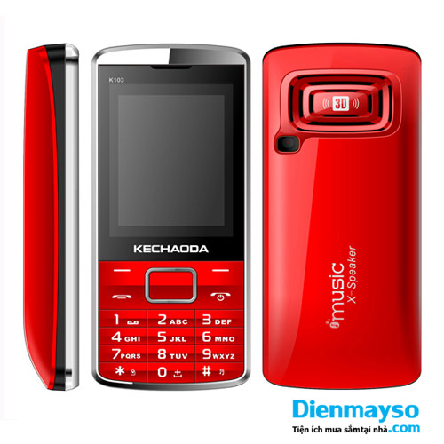 Điện thoại Kechaoda K103 màu đỏ