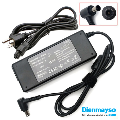 Sạc Laptop Samsung 19V-4.7A, Adapter Samsung 19V-4.7A