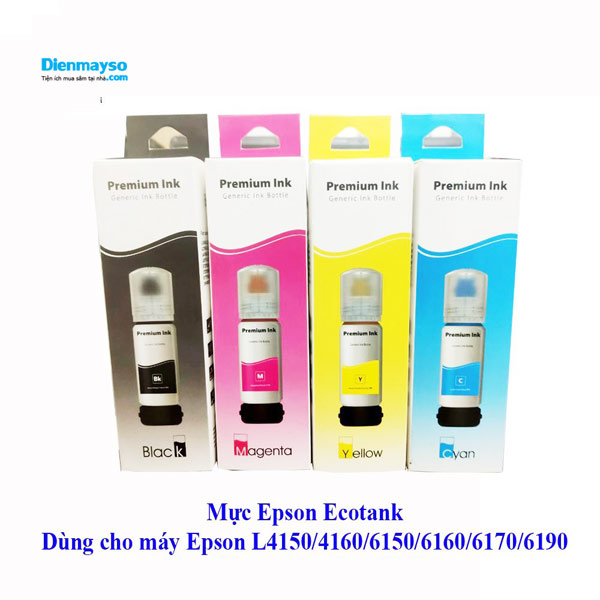 Mực nạp máy in Màu Epson L4150, 4160, 6150, 6160, 6170, 6190