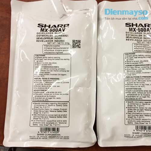 Bột Từ Sharp MX500 Máy photocopy Sharp 363N, 363U, 453N, 453U, 503N