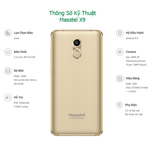 Điện Thoại Masstel X9