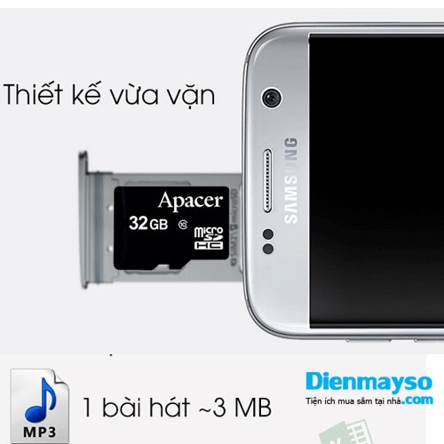 Thẻ nhớ Micro SD 32GB Apacer Class 10