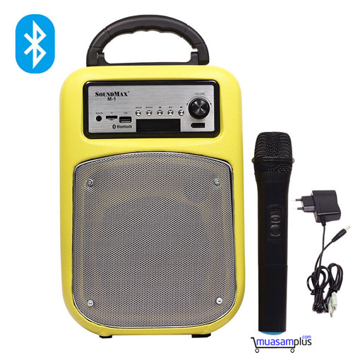 Loa Bluetooth Soundmax M1, Loa Soundmax M1, loa di dong Soundmax M1, Loa Karaoke Soundmax M1